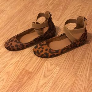 Cheetah ballet flats